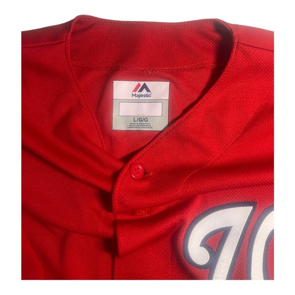 Majestic Washington Nationals MLB Baseball Jersey #7 Large - Picture 2 of 6